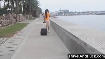 [Homemade, Blowjob, Amateur] Skinny Thai Petite Getting Spooked Hardcore By Traveler